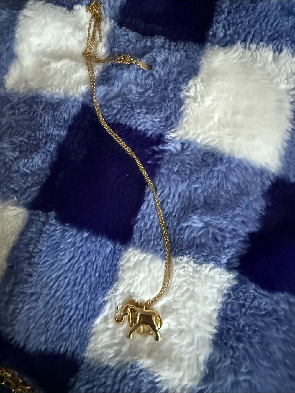 kate spade Gold Elephant Pendant Necklace